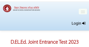D.El.Ed. Joint Entrance Test
