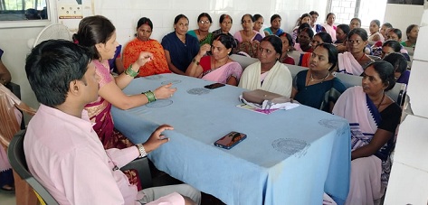 आशा कार्यकर्ताओं की बैठक में राष्ट्रीय कृमि मुक्ति दिवस एवं अन्य बिंदुओं पर चर्चा