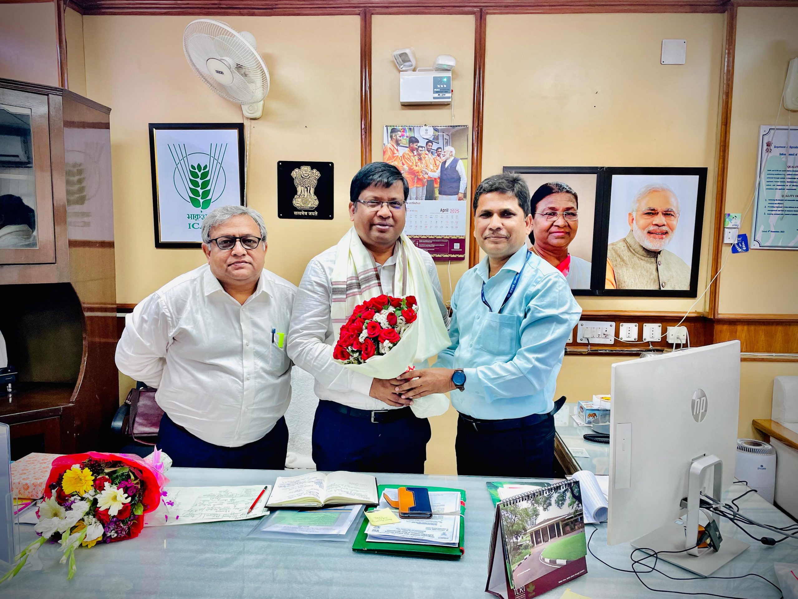 डॉ. अनुप दास ने प्राकृतिक संसाधन प्रबंधन के उपमहानिदेशक से भेंट की, आईसीएआर-आरसीईआर की गतिविधियों से कराया अवगत
