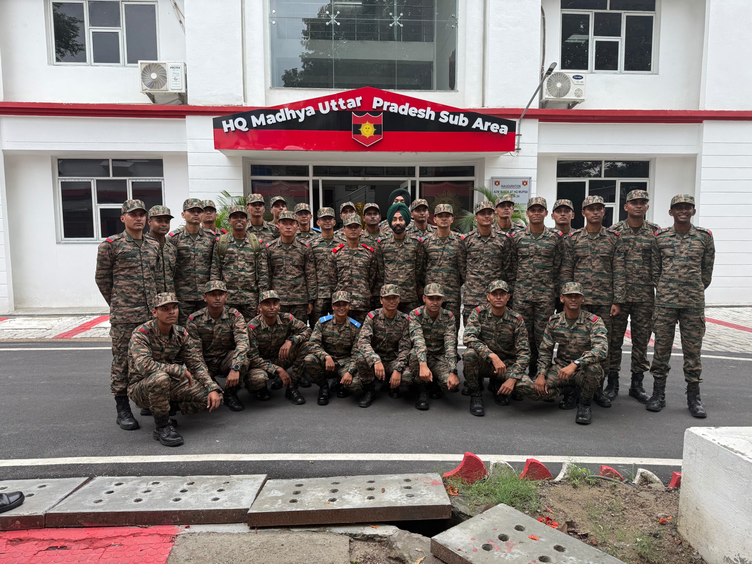 ऑफिसर्स ट्रेनिंग अकादमी (ओटीए), गया के अधिकारी प्रशिक्षण कैडेट्स का ओरिएंटेशन टूर