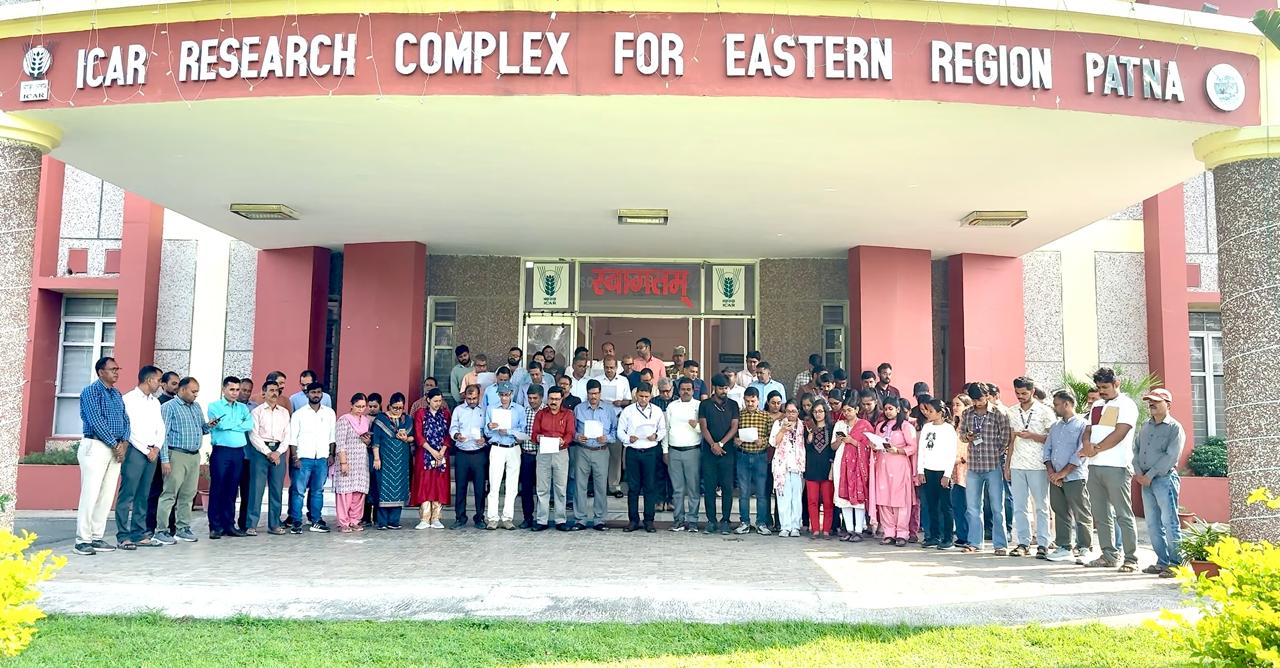 ‘वंदे मातरम्’ की अमर गूंज — कृषि अनुसंधान परिसर, पटना में मनाया गया गौरवशाली पर्व