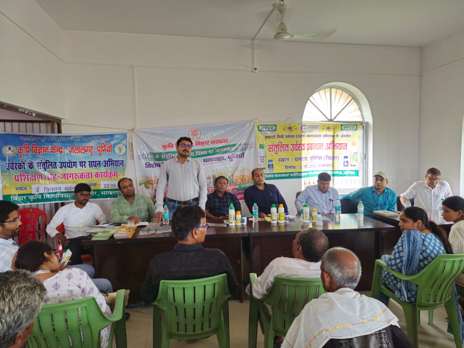 कृषि जागरूकता अभियान में किसानों को संतुलित उर्वरक उपयोग के लिए किया जागरूक