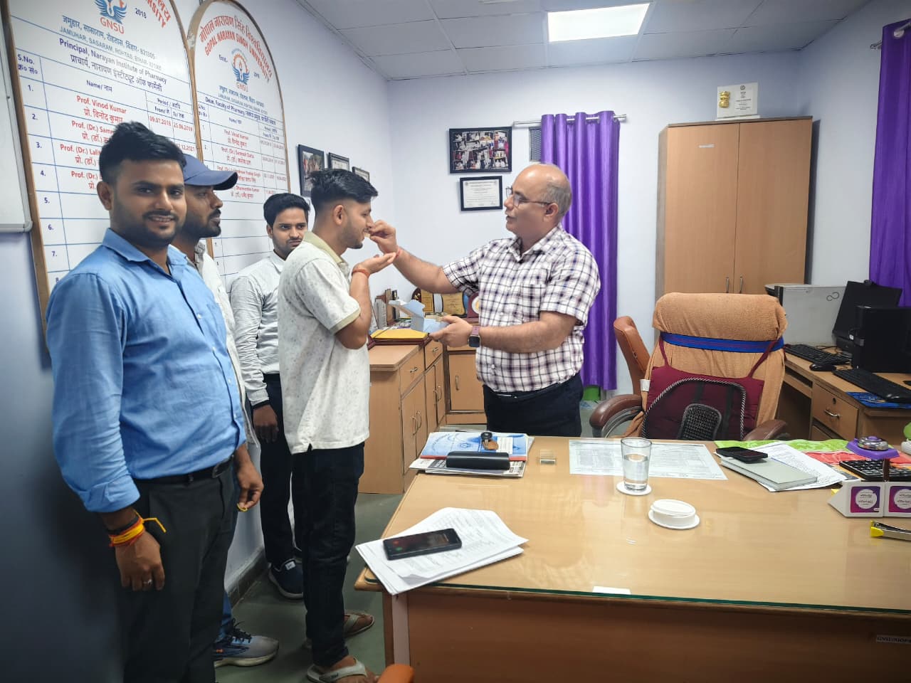 नारायण इंस्टीट्यूट ऑफ फार्मेसी के 15 छात्रों का बिहार सरकार में फार्मासिस्ट पद पर चयन