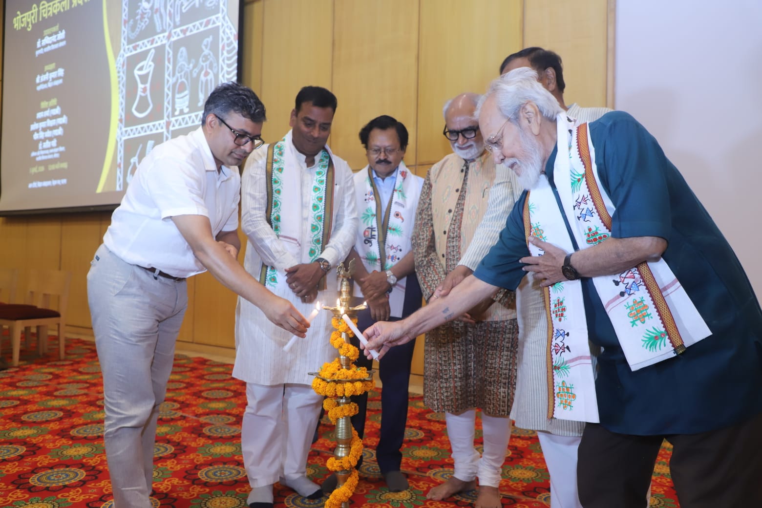 भोजपुरी चित्रकला के संरक्षण को नई पहल, बिहार संग्रहालय में पहली संगठित प्रदर्शनी
