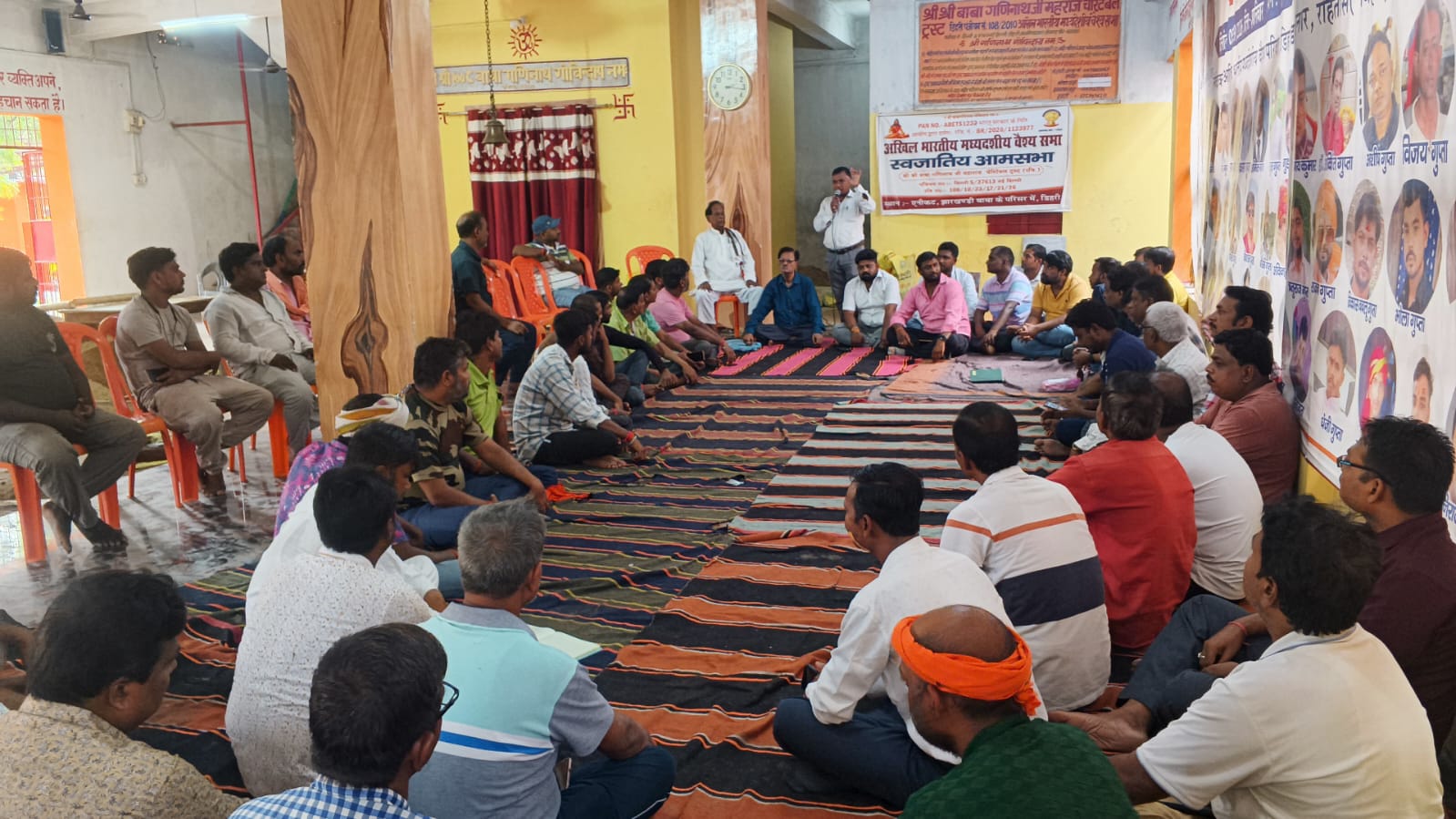 बाबा गणिनाथ महाराज के वार्षिक पूजन उत्सव को लेकर नई पूजा कमेटी गठित
